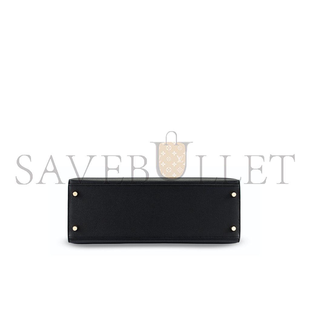 HERMÈS BLACK & ROUGE H EPSOMKELLY 28 GOLD HARDWARE (28*22*10cm)